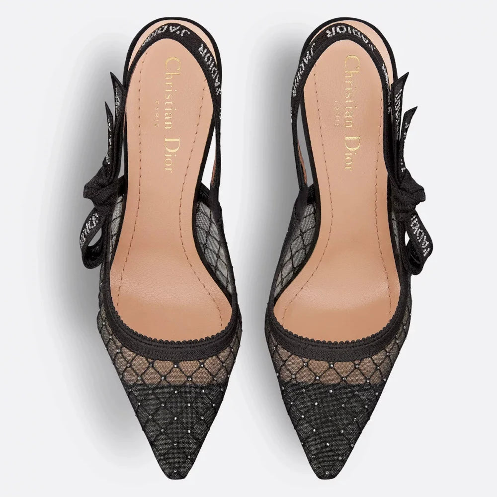 Escarpins Christian Dior - J'adior Slingback Transparent - Noir