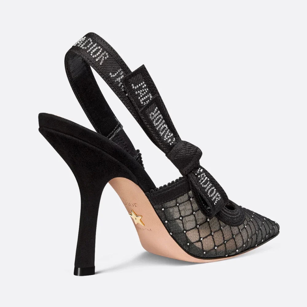 Escarpins Christian Dior - J'adior Slingback Transparent - Noir