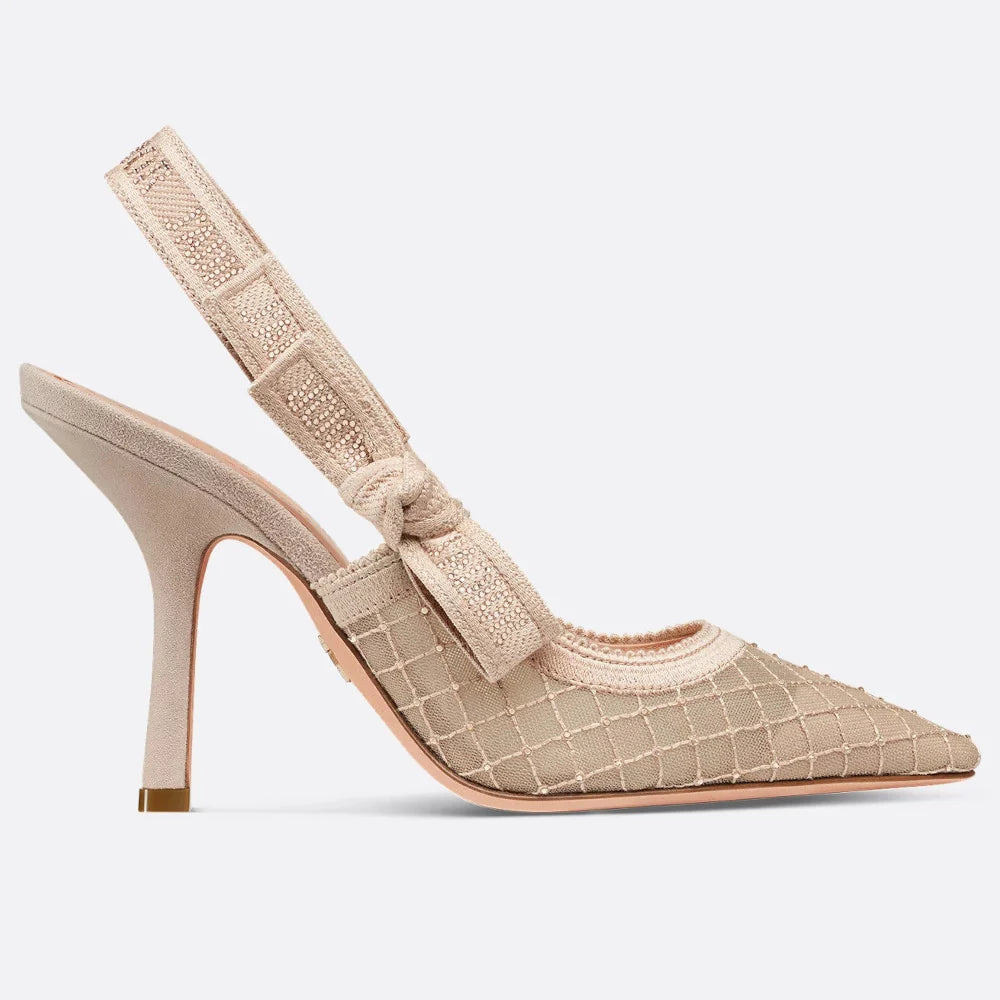 Escarpins Christian Dior - J'adior Slingback Transparent - Beige