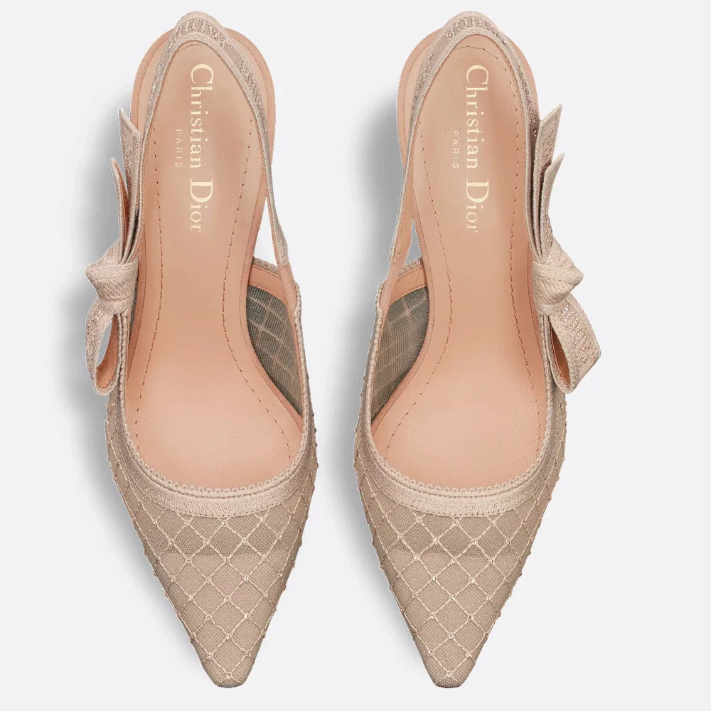 Escarpins Christian Dior - J'adior Slingback Transparent - Beige
