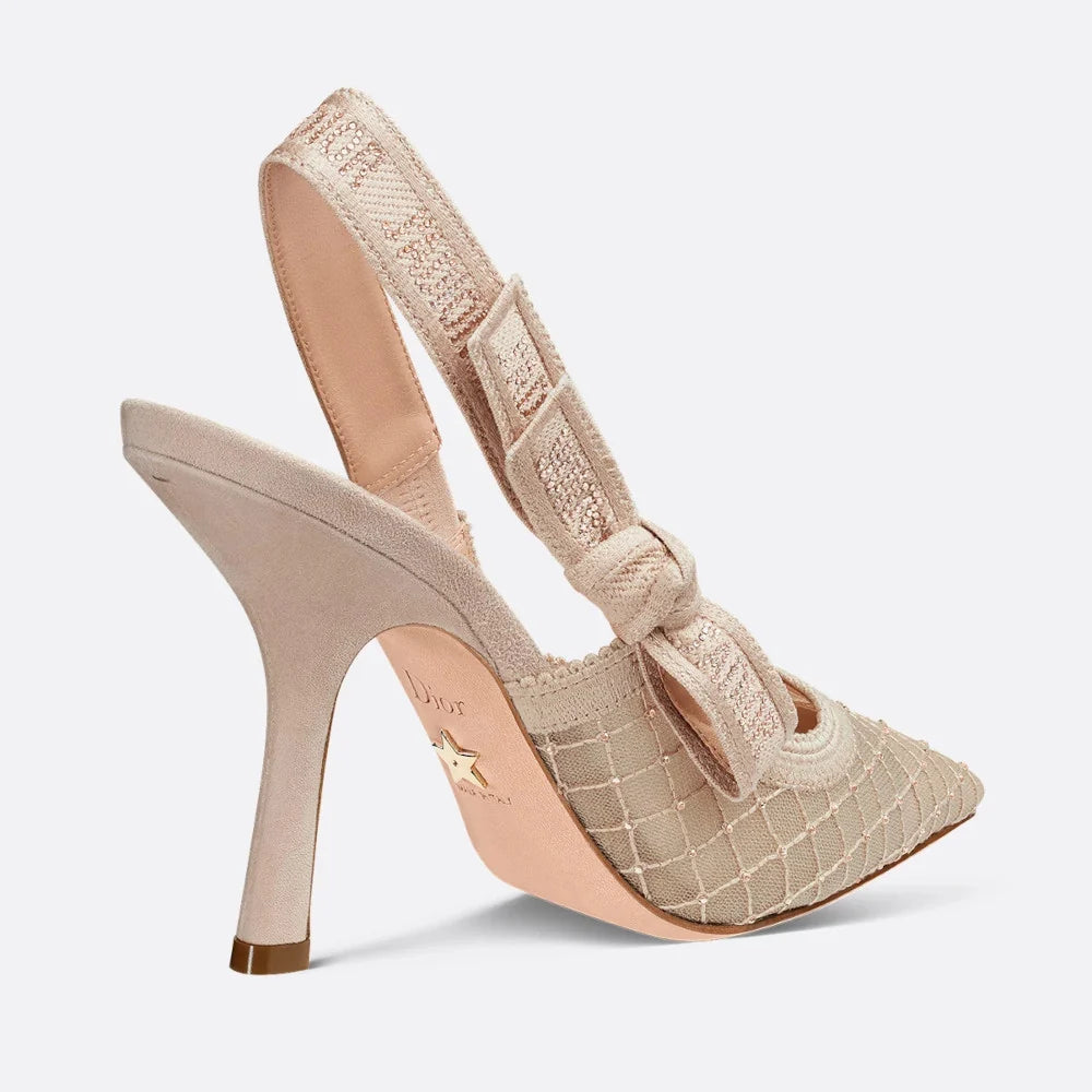 Escarpins Christian Dior - J'adior Slingback Transparent - Beige