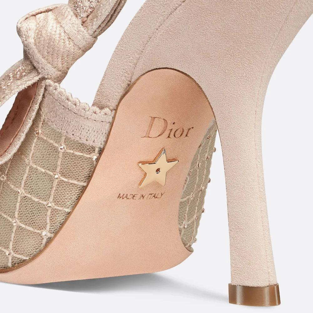 Escarpins Christian Dior - J'adior Slingback Transparent - Beige