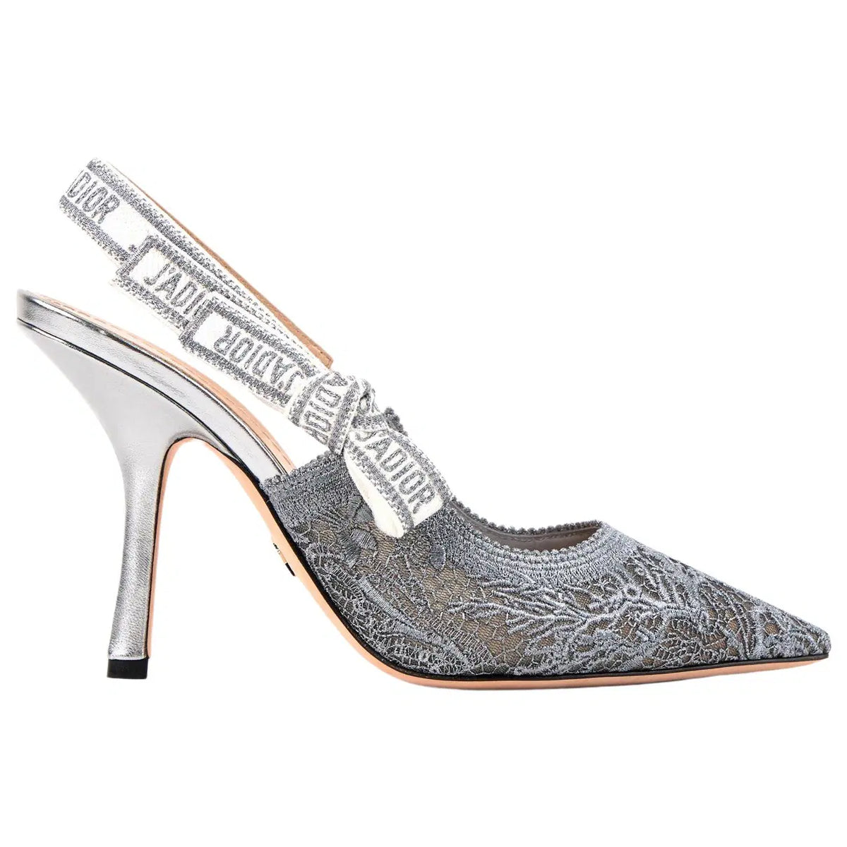 Escarpins Christian Dior - J'adior Slingback - Argenté