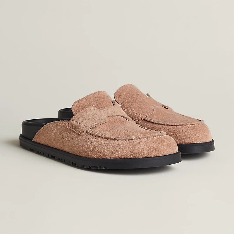 Mules Hermes - Go - Beige Nude