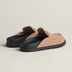 Mules Hermes - Go - Beige Nude
