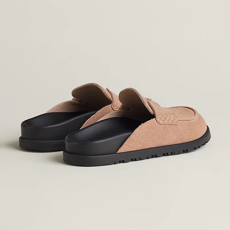 Mules Hermes - Go - Beige Nude