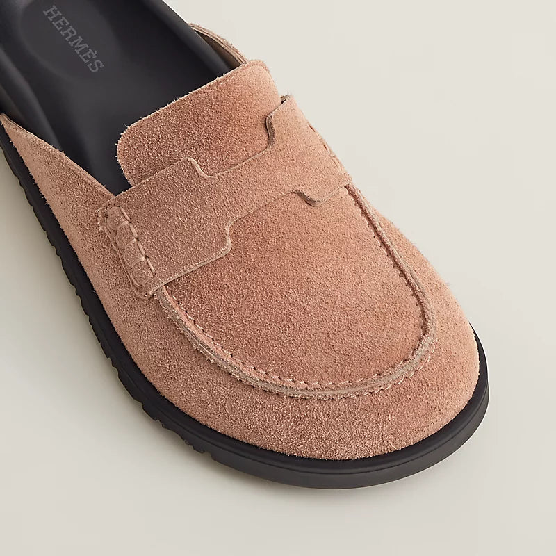 Mules Hermes - Go - Beige Nude
