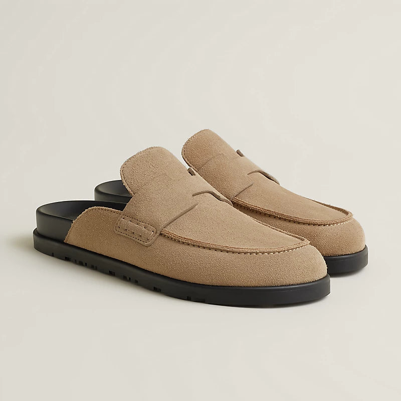 Mules Hermes - Go - Beige Camel