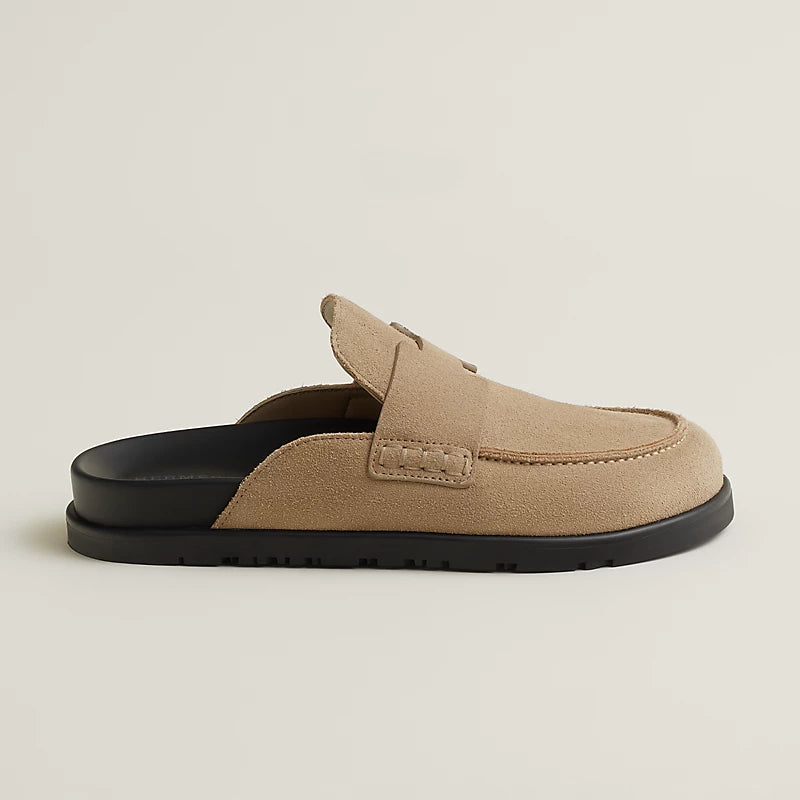 Mules Hermes - Go - Beige Camel