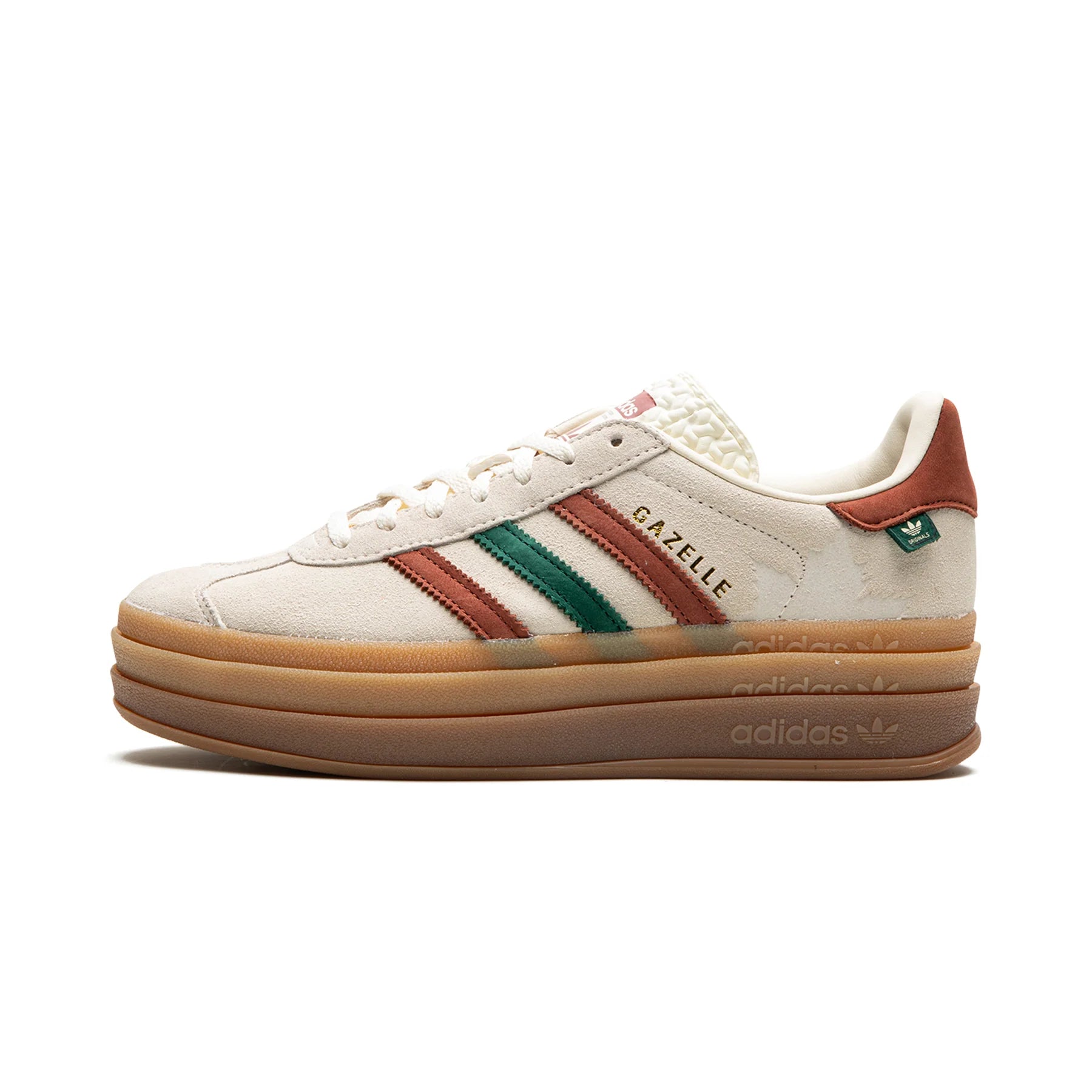 Adidas Gazelle BOLD "Cream White / Wild Sepia"