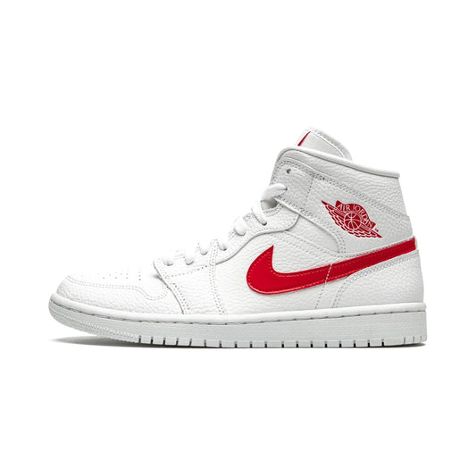 Air Jordan 1 Mid "White University Red"