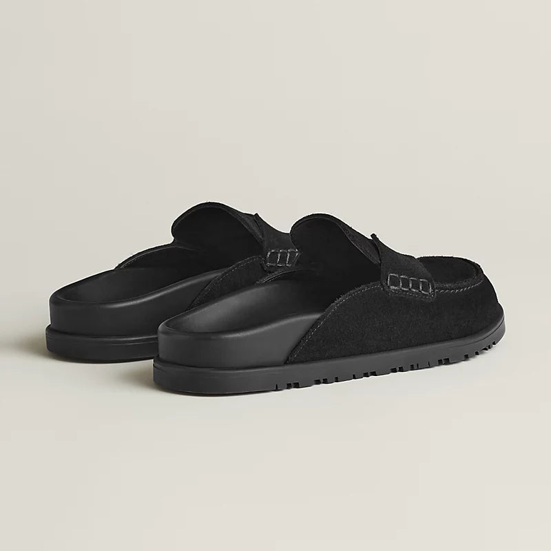 Mules Hermes - Go - Noir