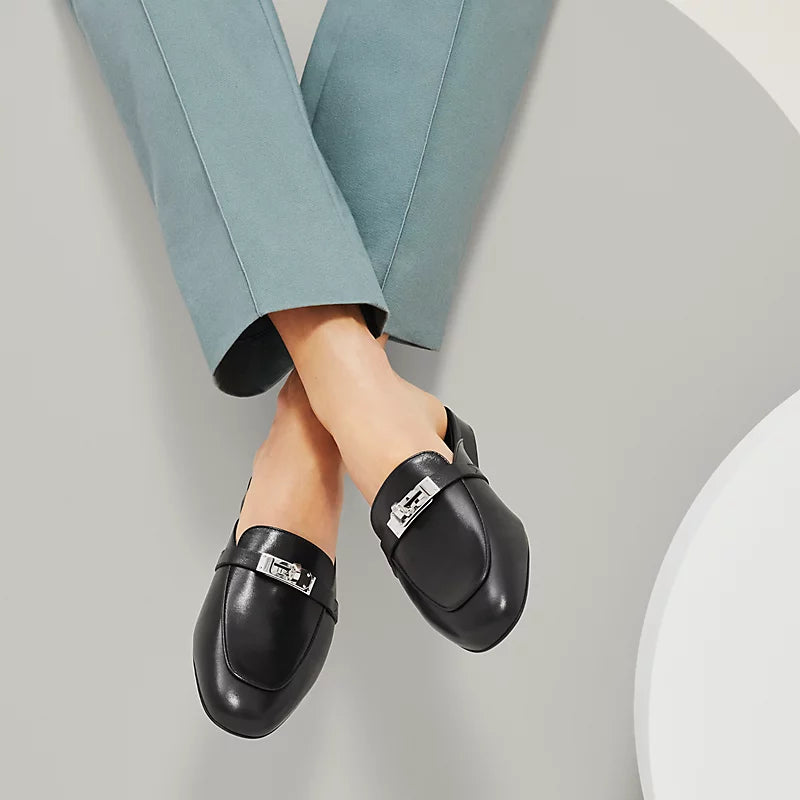 Mules Hermes - Oz - Noir