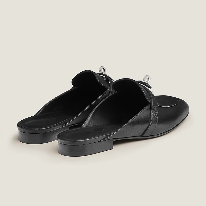 Mules Hermes - Oz - Noir