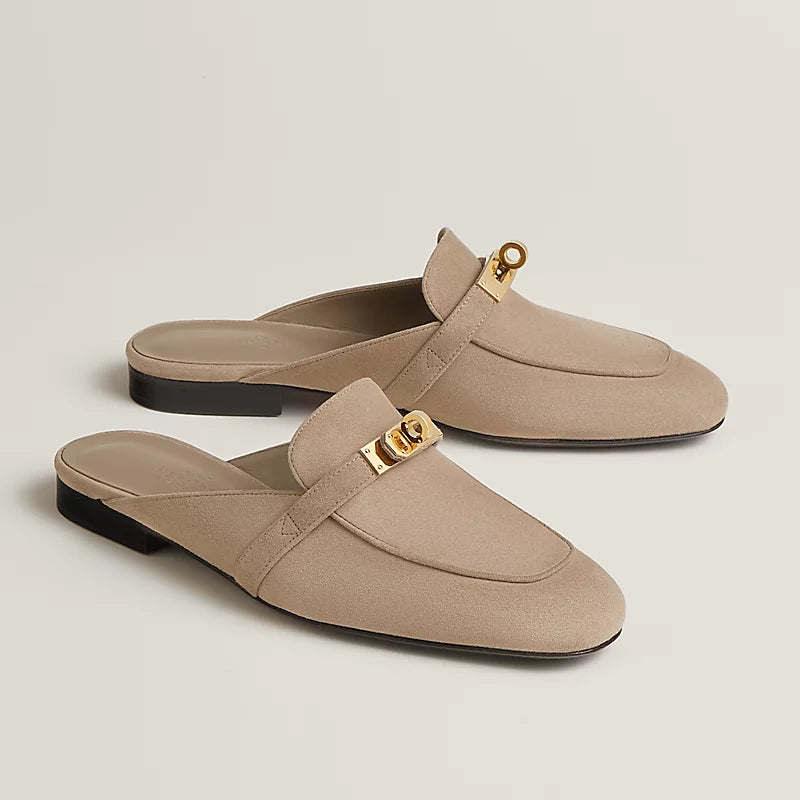 Mules Hermes - Oz - Beige Sable