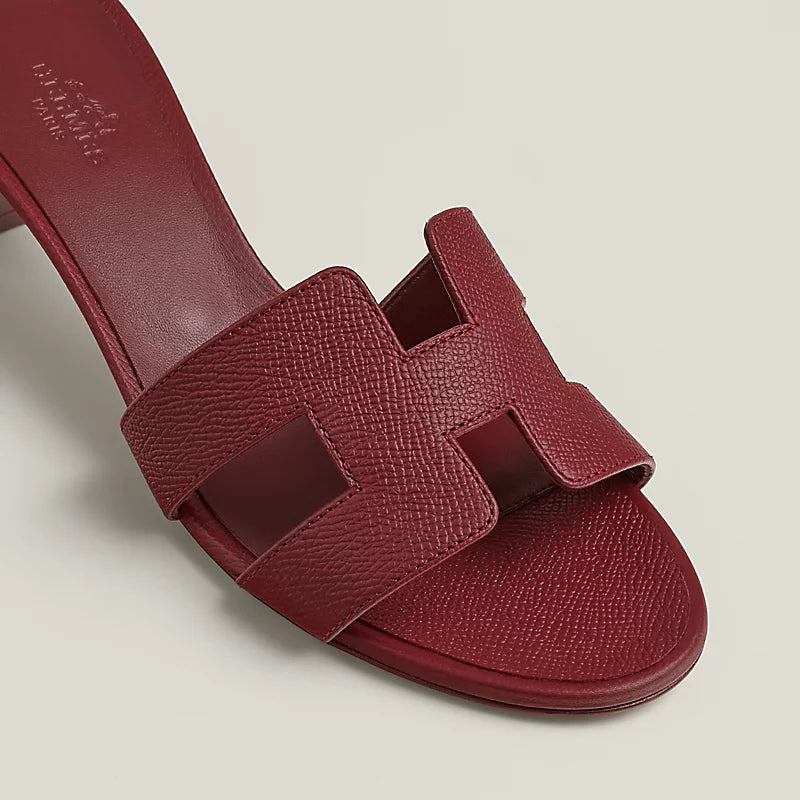 Sandales Hermes Oasis - Bordeaux