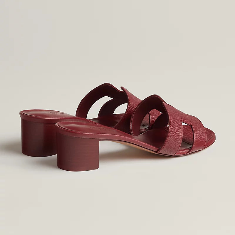 Sandales Hermes Oasis - Bordeaux