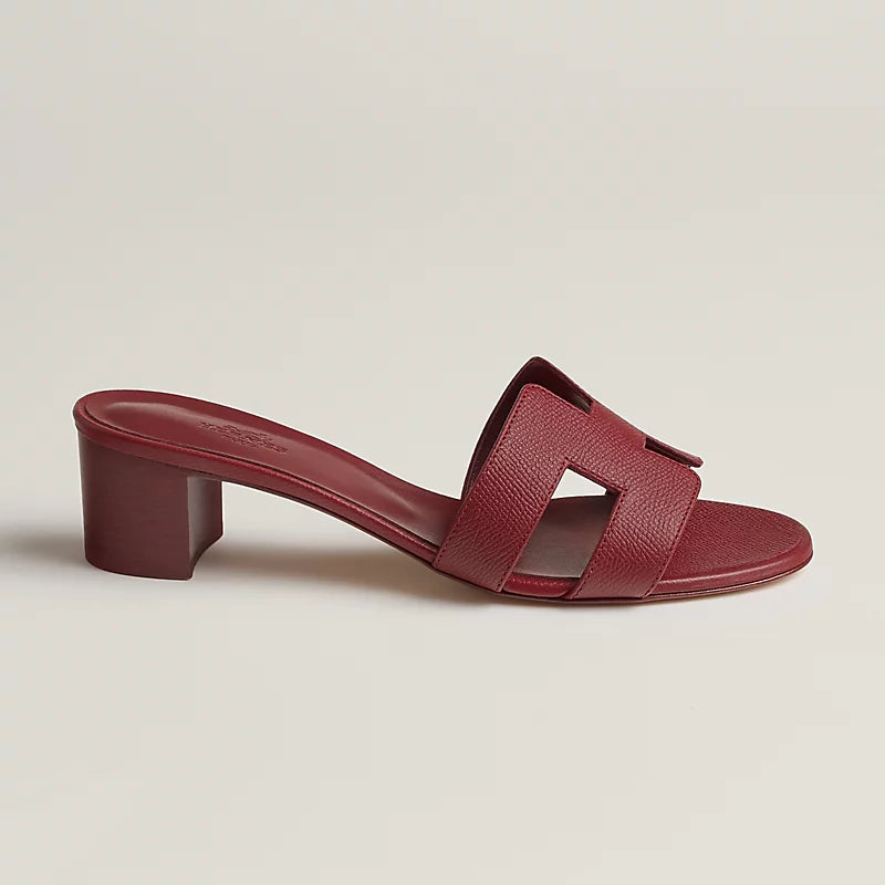 Sandales Hermes Oasis - Bordeaux