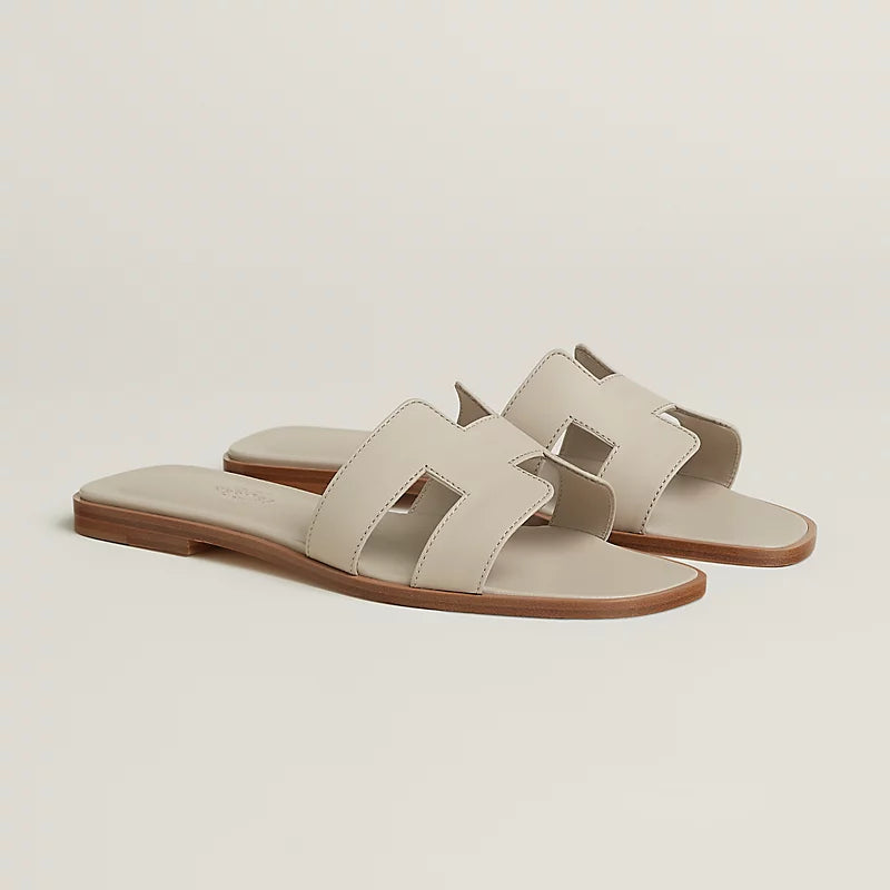 Sandales Hermes Oran - Beige Nomade