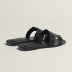 Sandales Hermes Oran - Noir