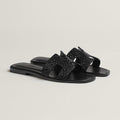 Sandales Hermes Oran - Noir