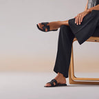 Sandales Hermes Oran - Noir