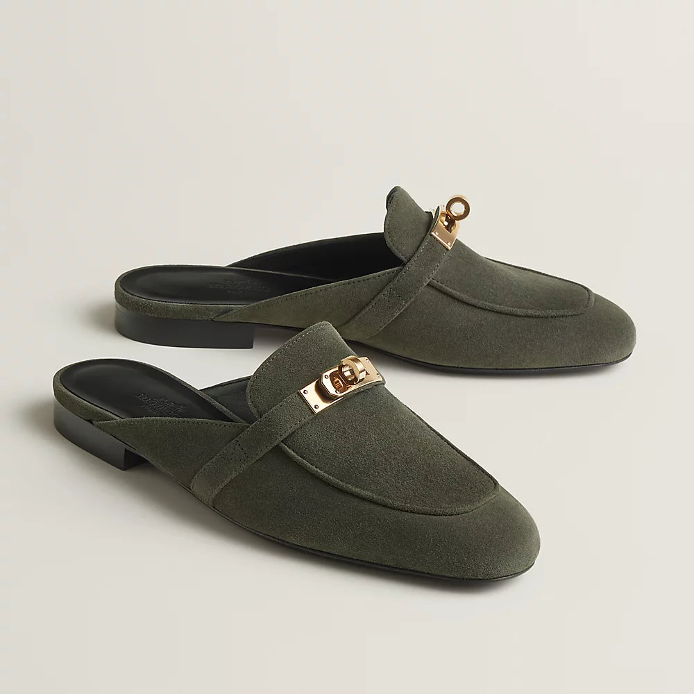 Mules Hermes - Oz - Vert