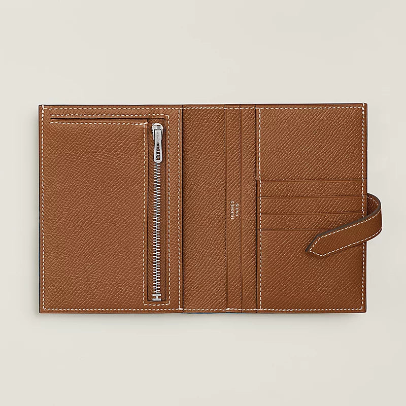 Portefeuille Hermès Béarn Compact - Marron