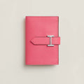 Portefeuille Hermès Béarn mini - Rose
