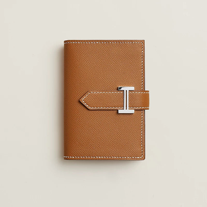 Portefeuille Hermès Béarn mini - Marron