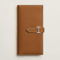 Portefeuille Hermès Béarn Soufflet - Marron