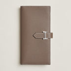Portefeuille Hermès Béarn Soufflet - Étoupe