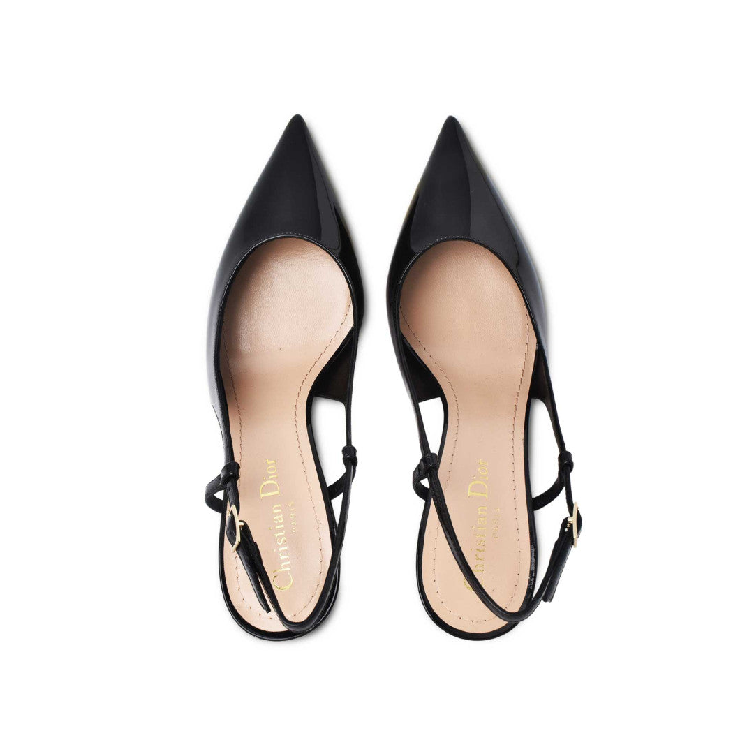 Escarpins Christian Dior - Tribales Slingback - Noir