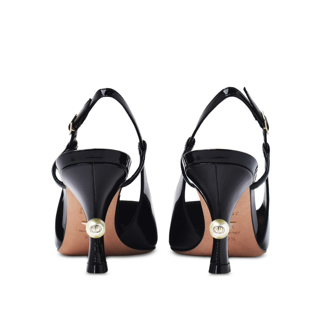 Escarpins Christian Dior - Tribales Slingback - Noir