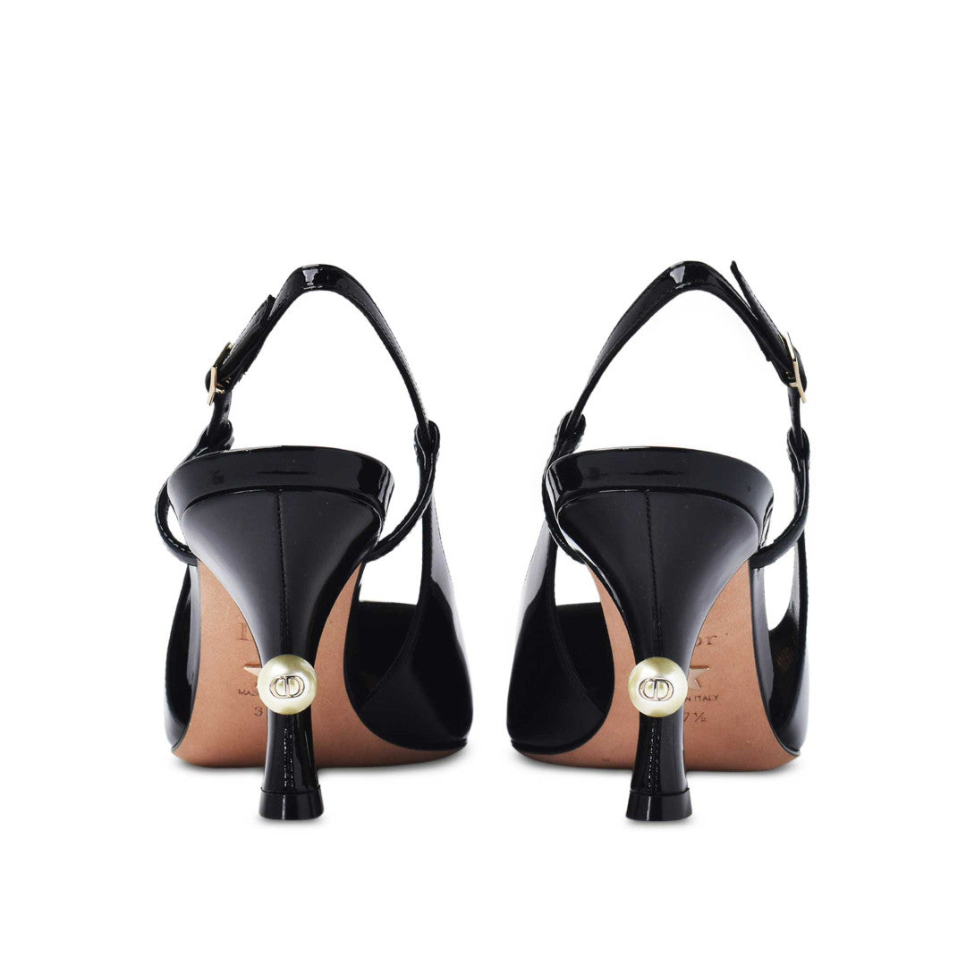 Escarpins Christian Dior - Tribales Slingback - Noir