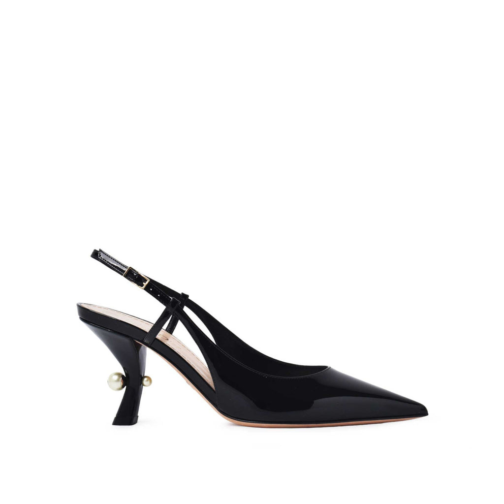 Escarpins Christian Dior - Tribales Slingback - Noir