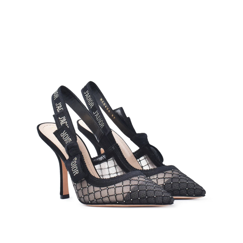 Escarpins Christian Dior - J'adior Slingback Transparent - Noir