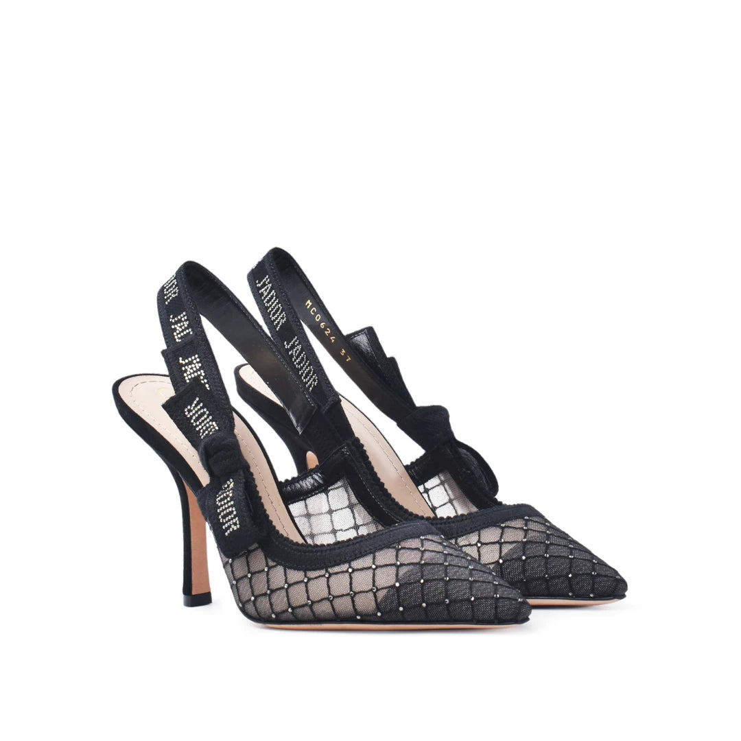 Escarpins Christian Dior - J'adior Slingback Transparent - Noir