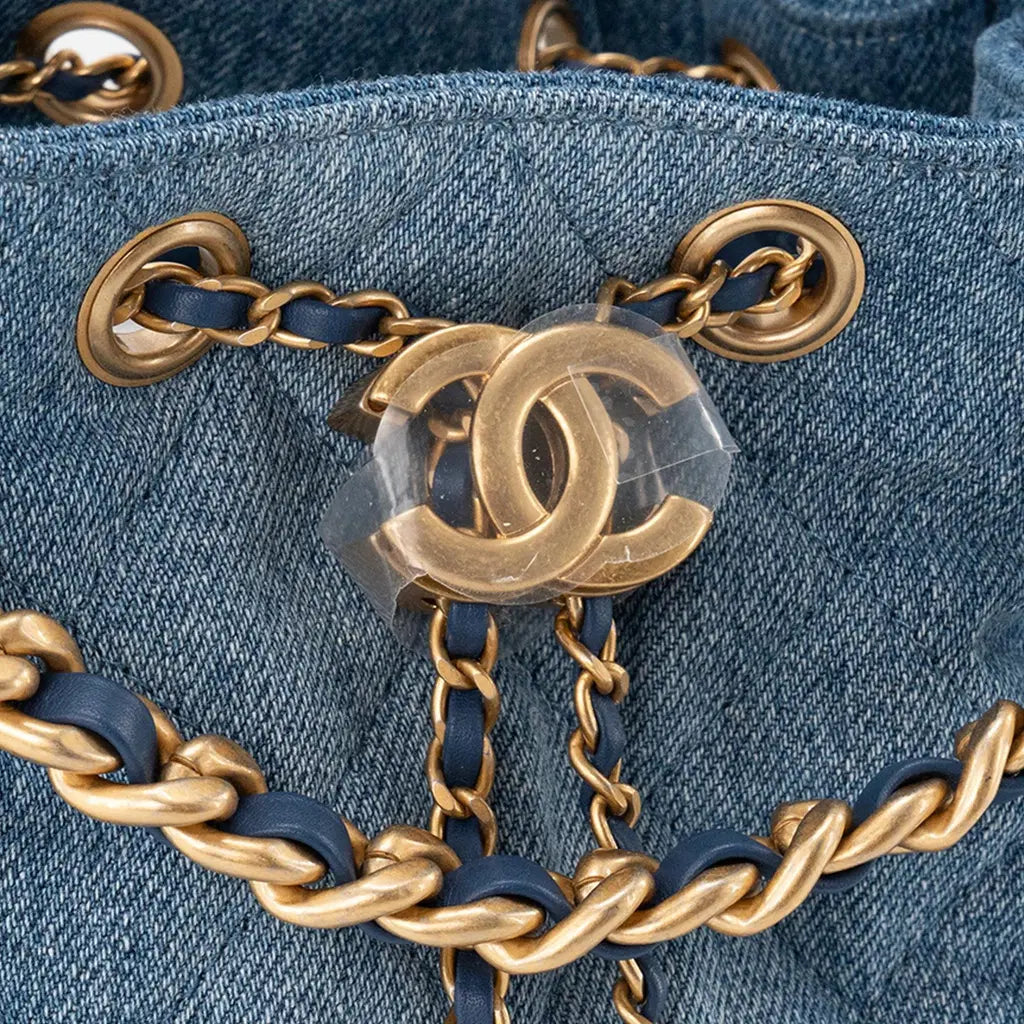 Sac CHANEL 25 Small - Bleu Denim