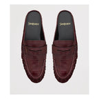 Mules Saint Laurent Eel - Burgundy