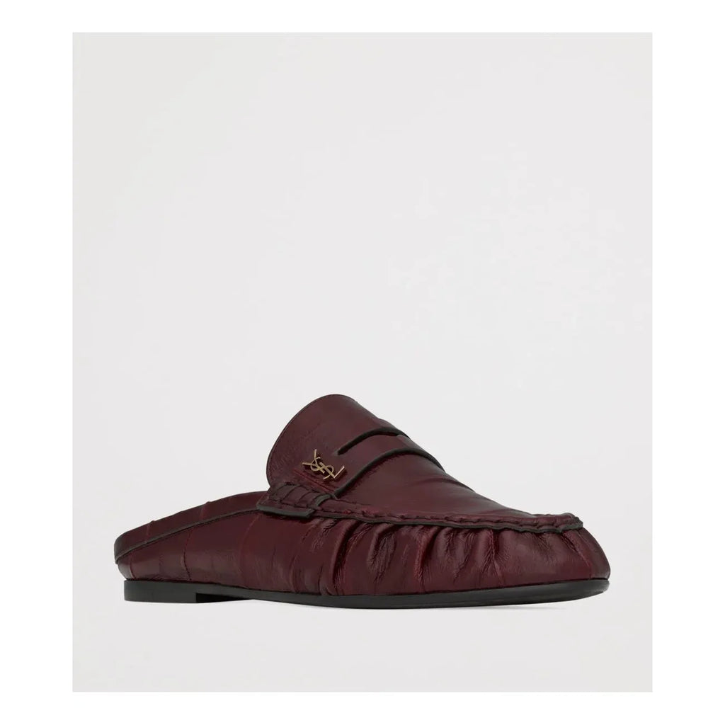 Mules Saint Laurent Eel - Burgundy