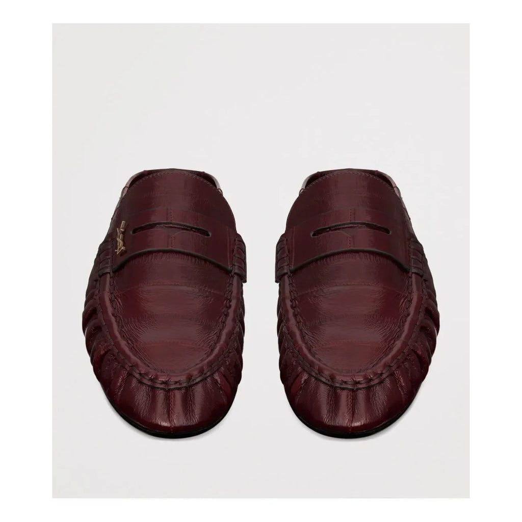 Mules Saint Laurent Eel - Burgundy