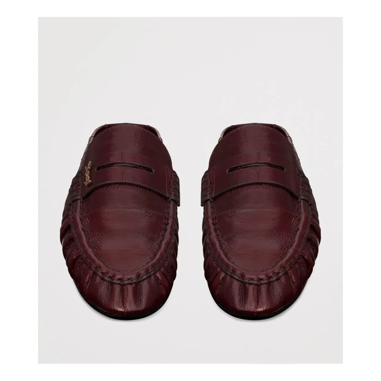 Mules Saint Laurent Eel - Burgundy