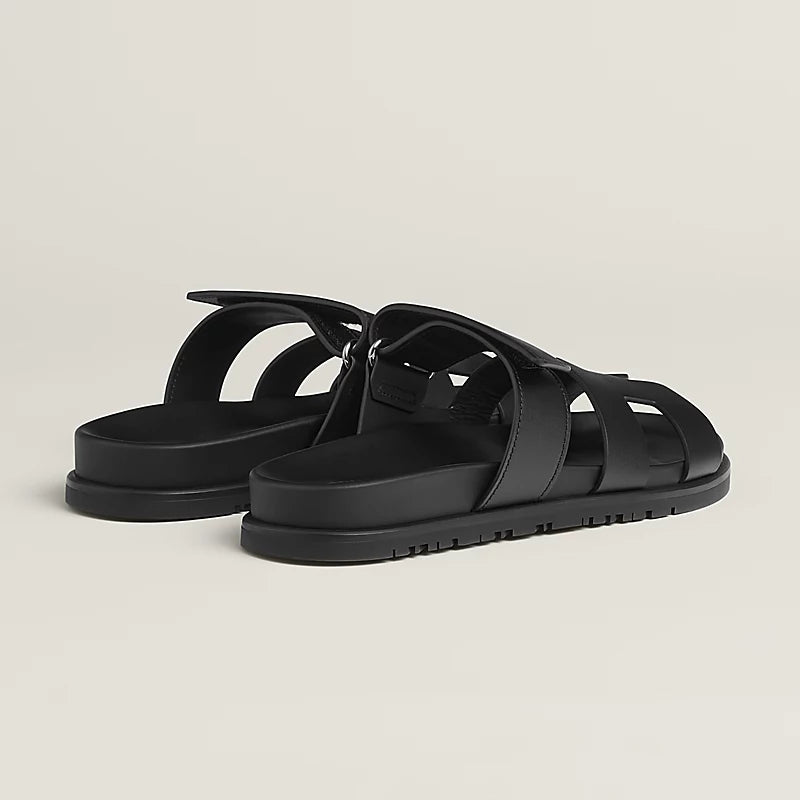 Sandales Hermes Chypre - Noir
