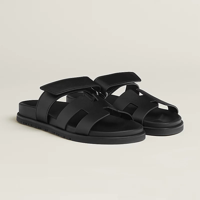 Sandales Hermes Chypre - Noir