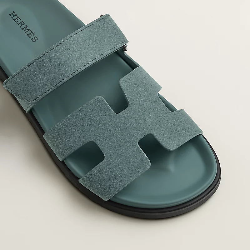 Sandales Hermes Chypre - Bleu Tonnerre