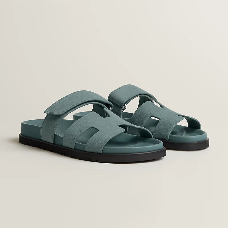 Sandales Hermes Chypre - Bleu Tonnerre