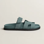 Sandales Hermes Chypre - Bleu Tonnerre