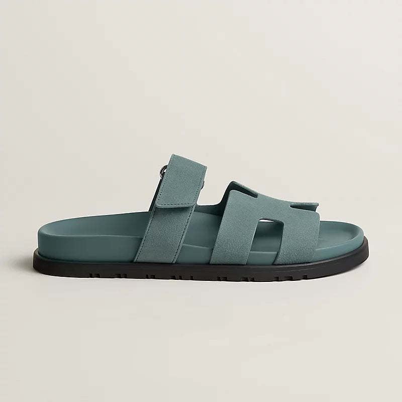 Sandales Hermes Chypre - Bleu Tonnerre