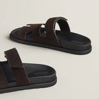Sandales Hermes Chypre - Marron Ébène